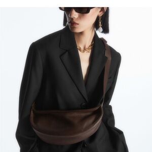 NWT, RARE COLOR! - COS Swing Crossbody Bag in Chocolate Brown